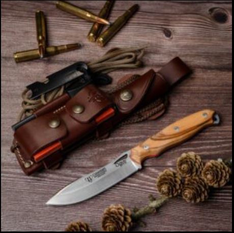 Cudeman Ness Wolf 208-L inkl. Lederscheide